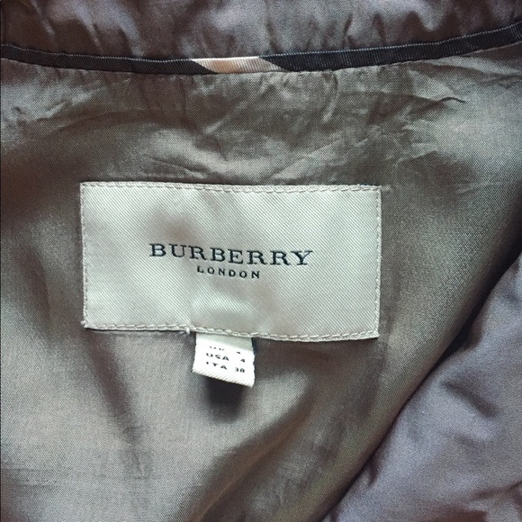 Burberry Ruffle Iredescent dress in taupe-NWOT - Picture 5 of 5